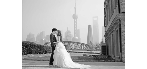 上海外景婚紗照的選址技巧
