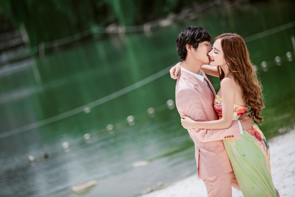 上海蘭蔻婚紗攝影 胖女孩怎么拍出完美婚紗照