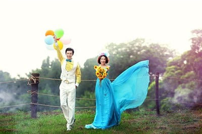 上海別樣的婚紗攝影欣賞